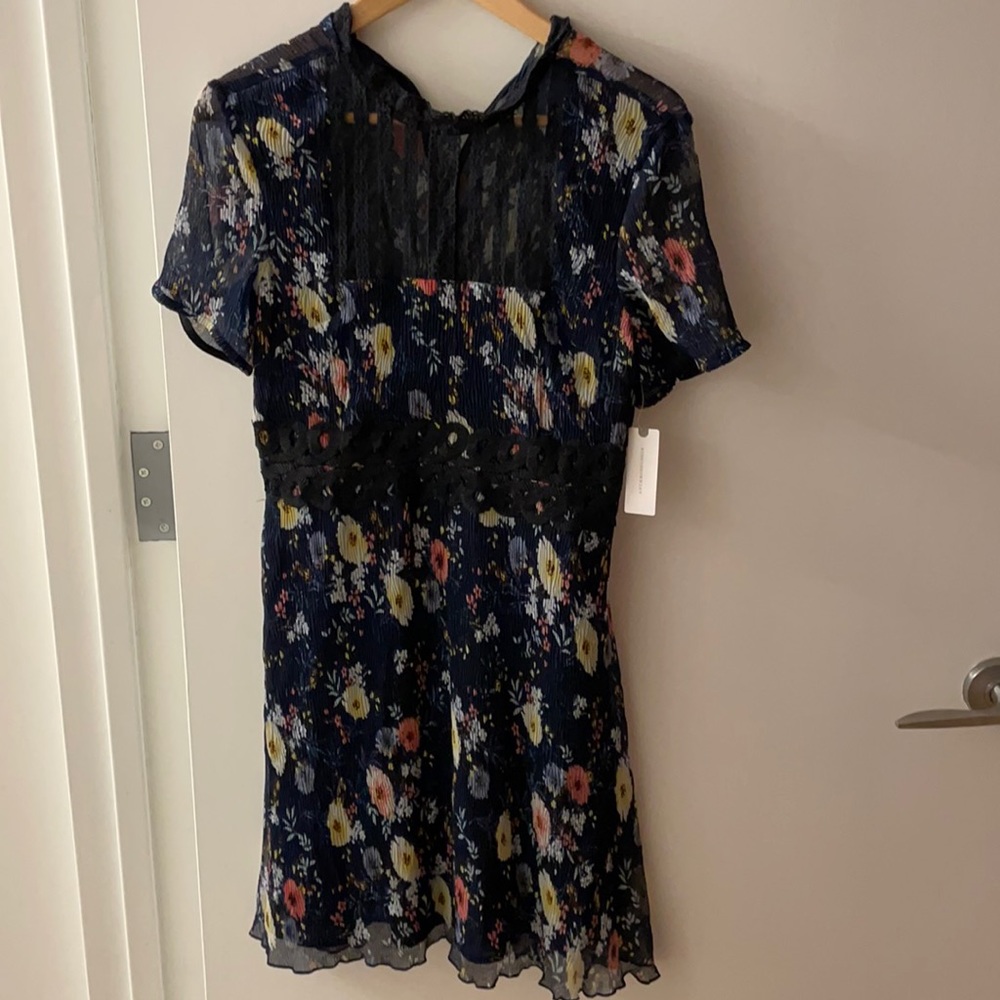 Navy dress Anthropologie never worn